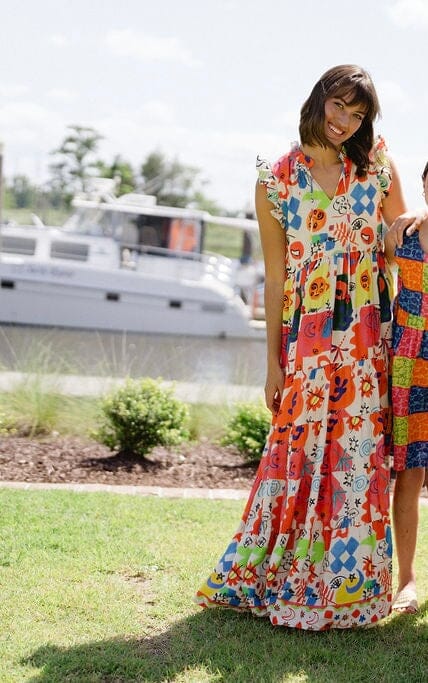 Josie Maxi Dress - Abstract-Briton Court