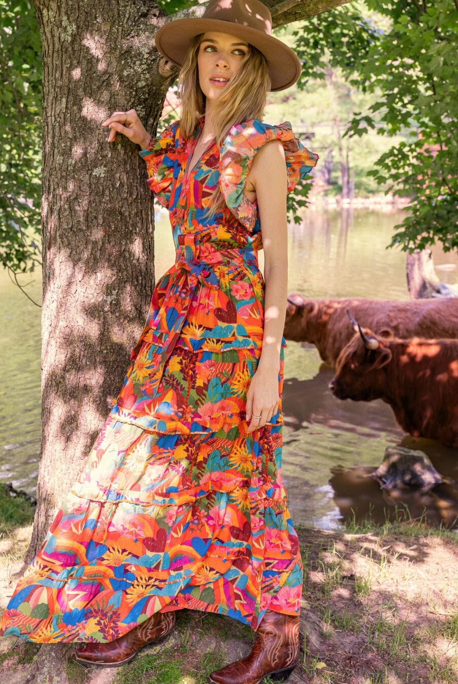 Delilah Maxi Dress-Briton Court