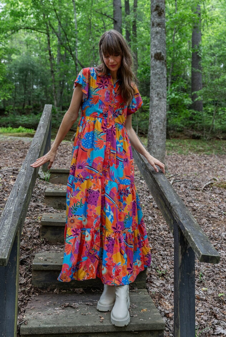 Frenchie Maxi Dress-Briton Court