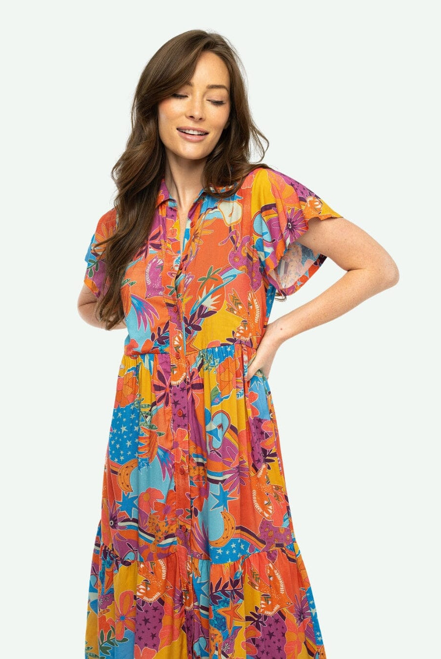 Frenchie Maxi Dress-Briton Court