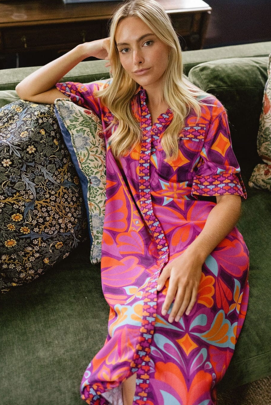 Elena Midi Dress-Briton Court