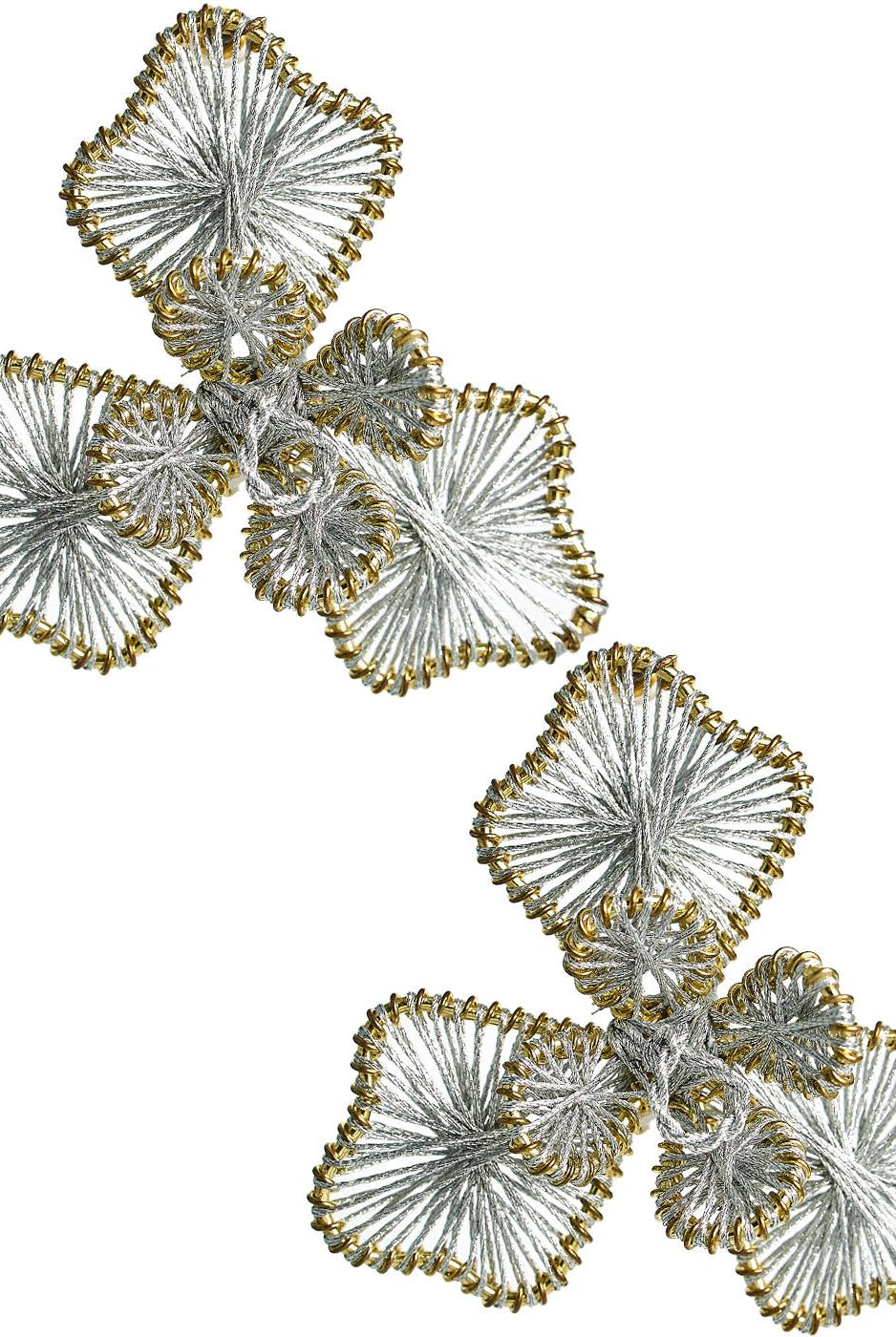 Kaia - Raffia Flower Earring-Briton Court