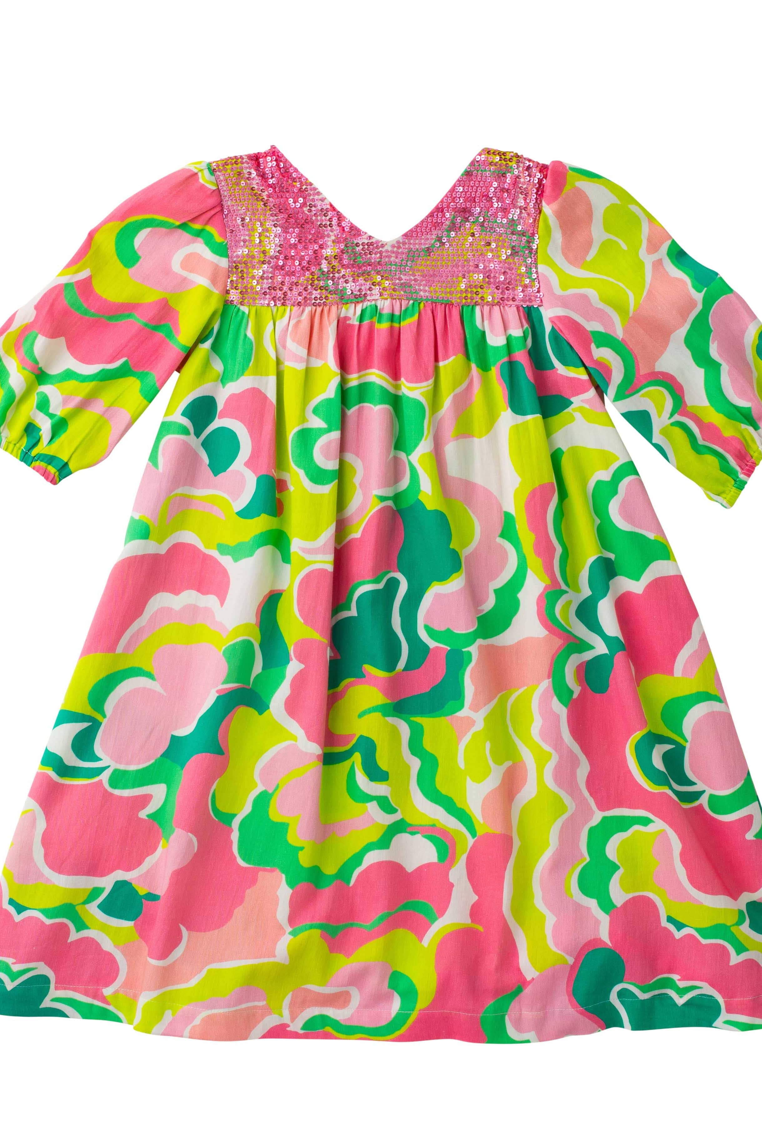 Girls Alice Sequin Dress-Briton Court