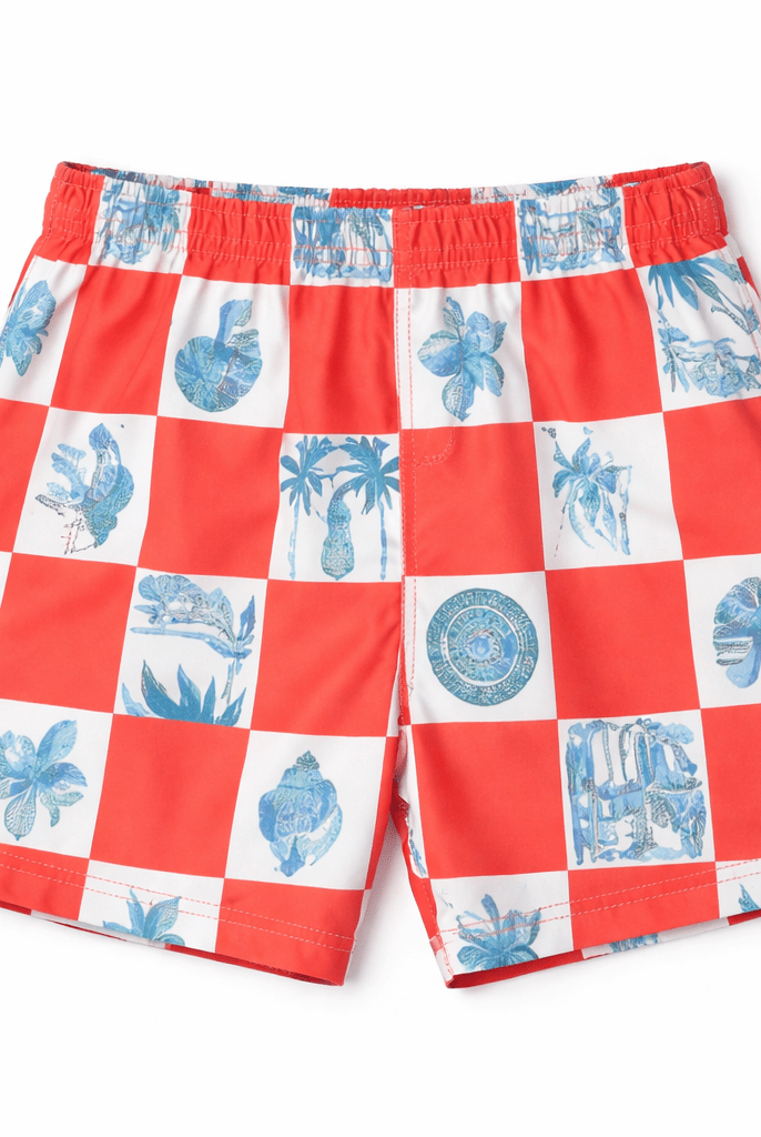 Boys Charlie Short- Nantucket Red-Briton Court