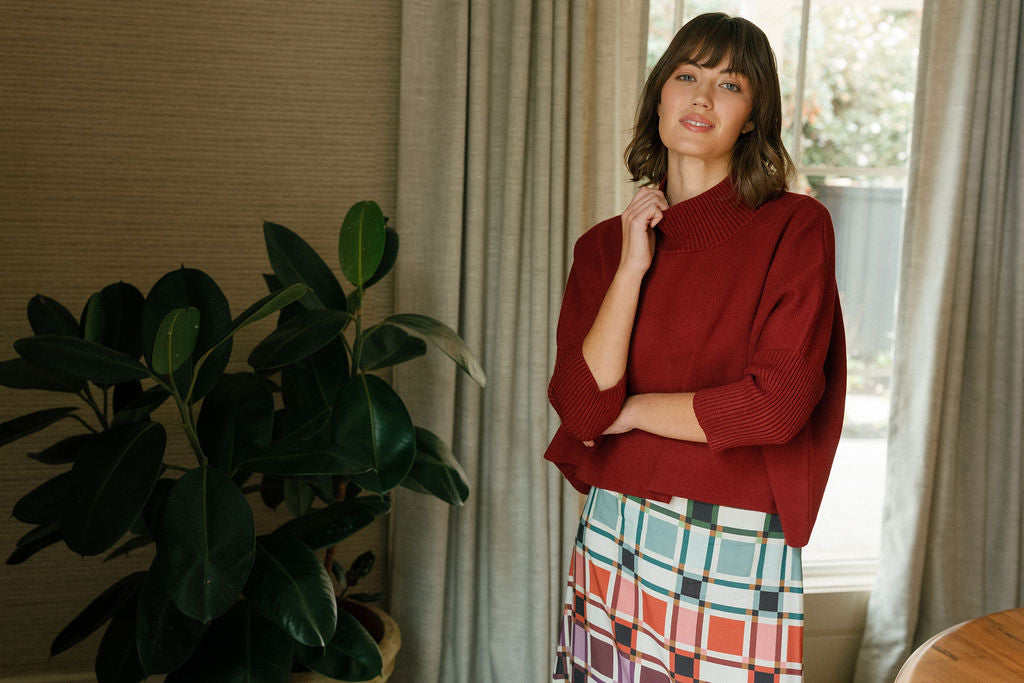 Sophia Oversized One Size Sweater | Briton Court-Briton Court