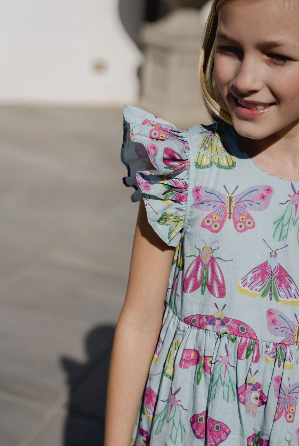 Girls Giana Dress | Meadow Bug-Briton Court