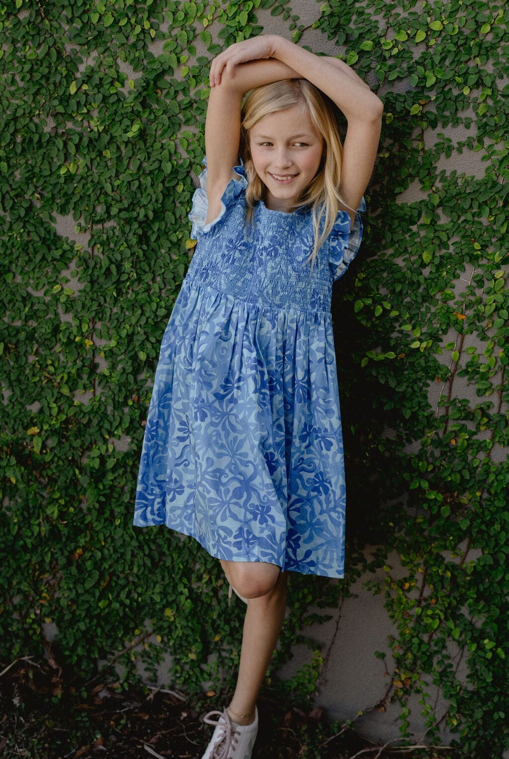 Girls Olive Dress | PATTERNNAME-Briton Court