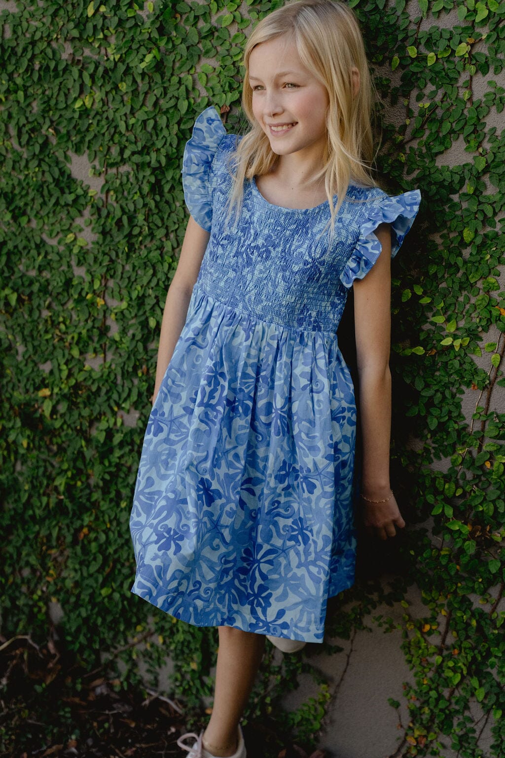 Girls Olive Dress | PATTERNNAME-Briton Court