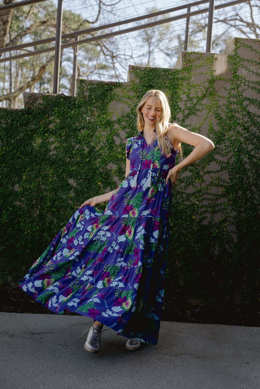 Josie Maxi | Blue Seas-Briton Court