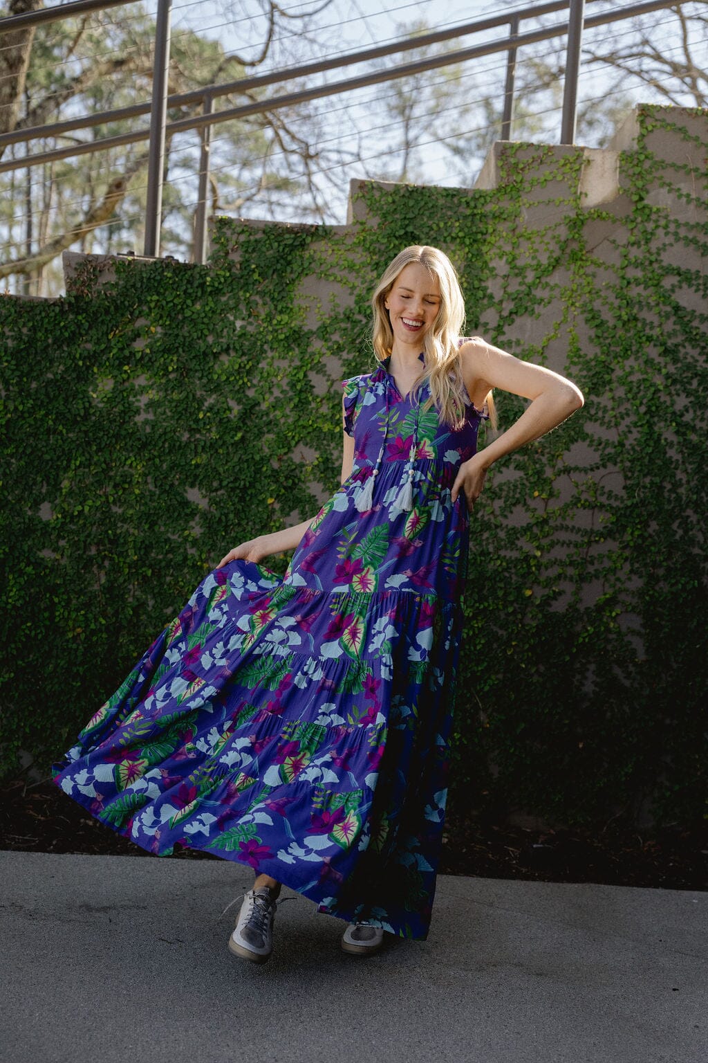 Josie Maxi | Blue Seas-Briton Court