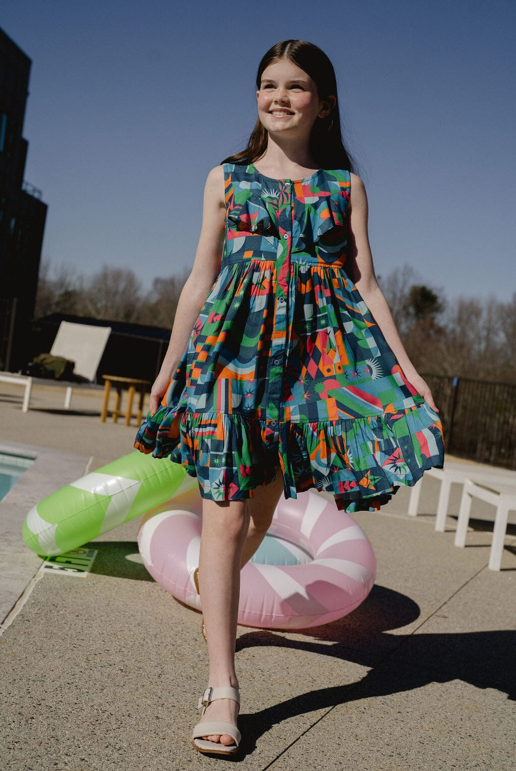 Girls Savanna Dress | PATTERNNAME-Briton Court