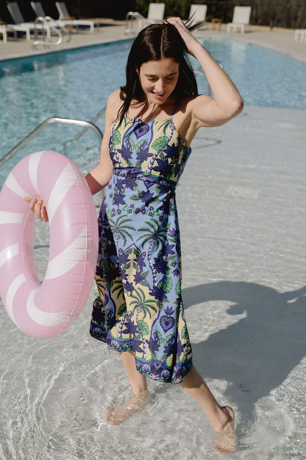 Millie Midi Dress | Blue Lotus-Briton Court