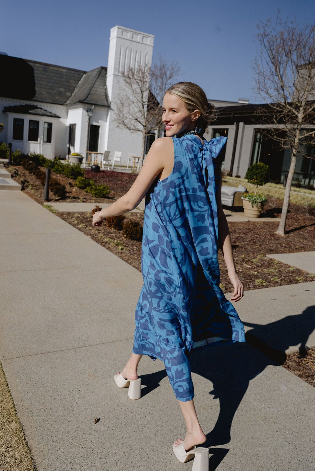 Charlie Maxi Dress | BLUEPATTERNNAME-Briton Court