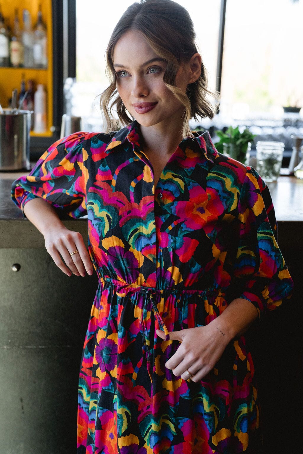 Eva Maxi Dress- Fall Floral-Briton Court