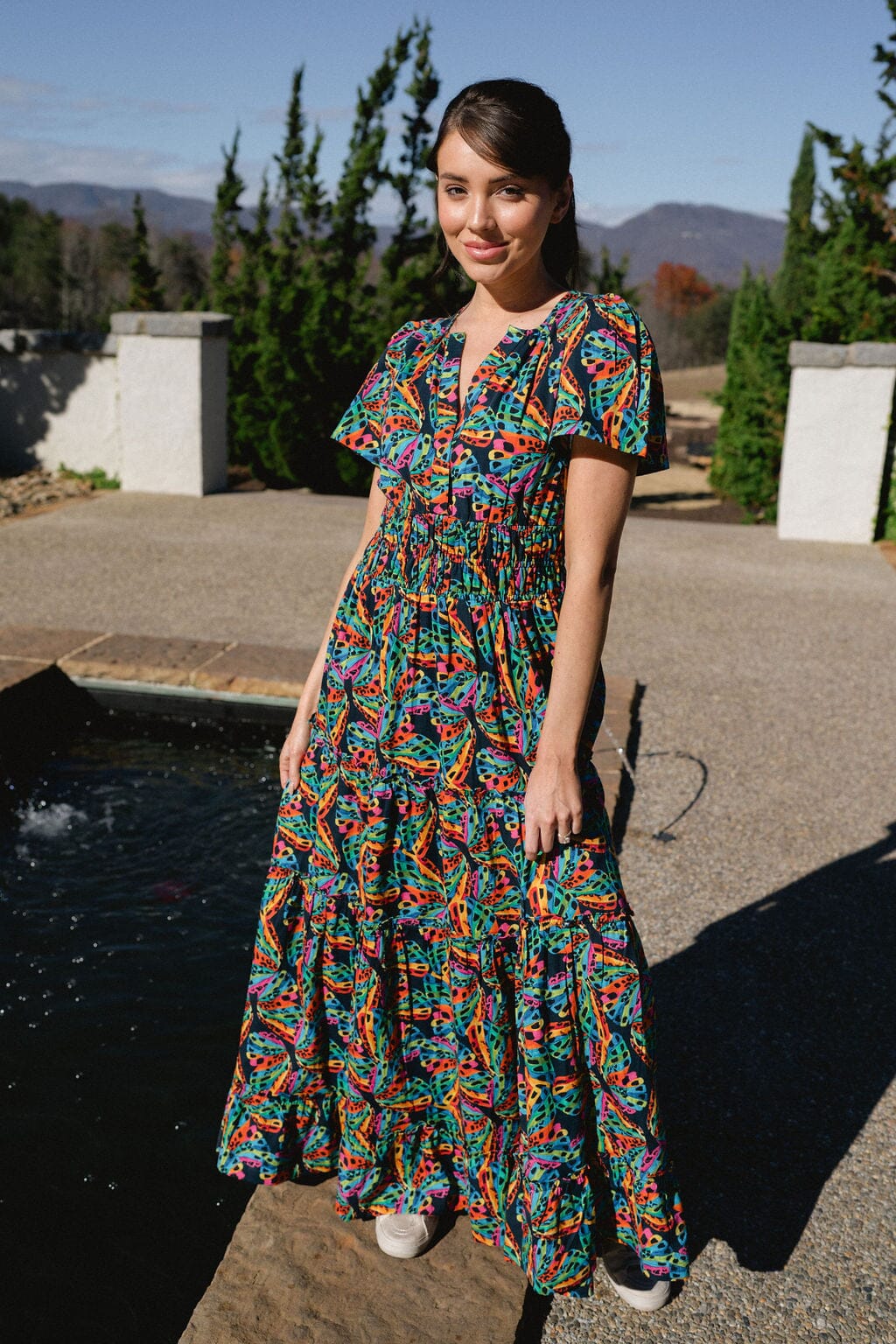 Willow Maxi Dress - Flutter By-Briton Court