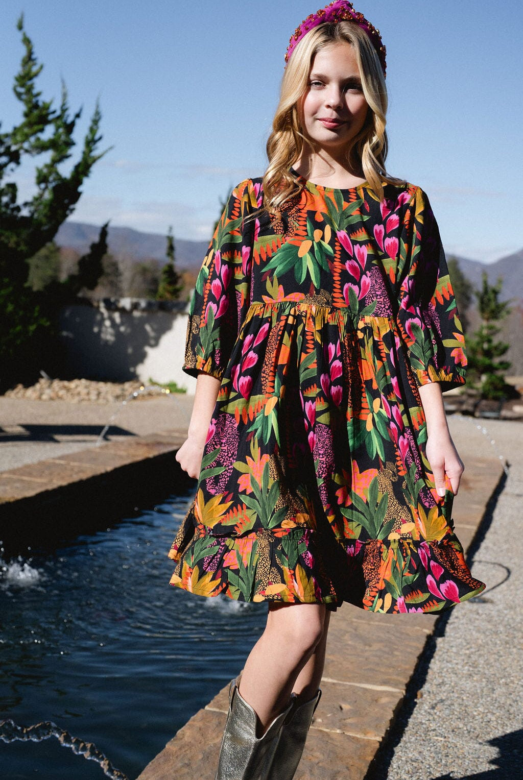 Ollie Girls Dress-Briton Court