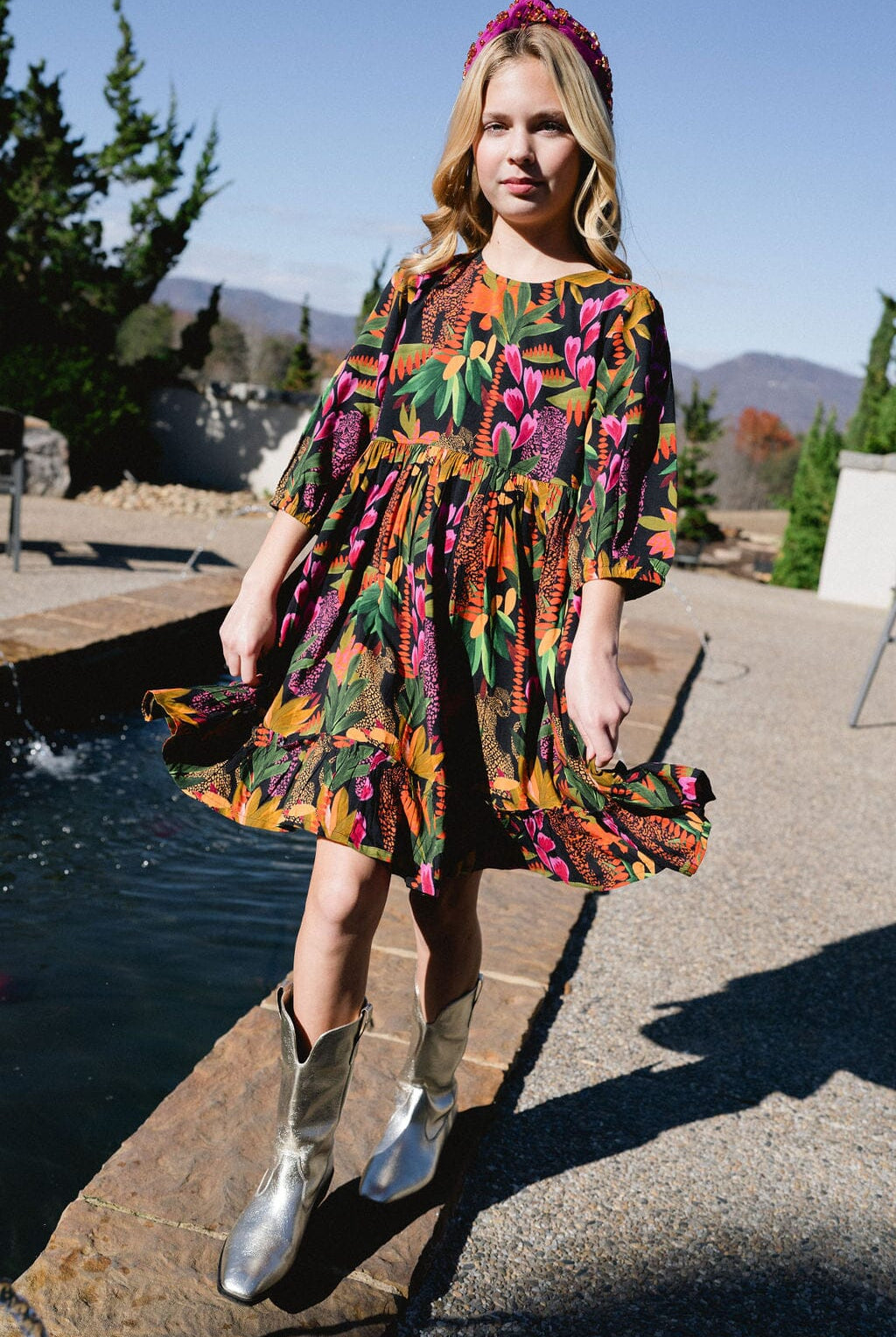 Ollie Girls Dress-Briton Court