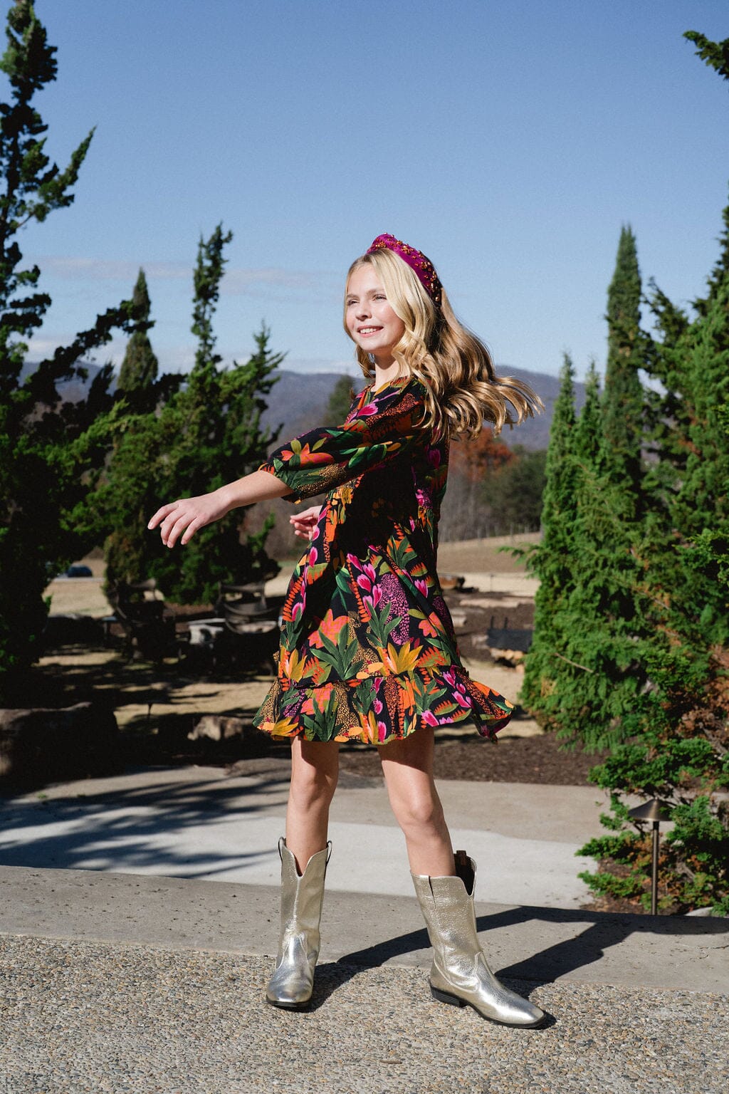 Ollie Girls Dress-Briton Court