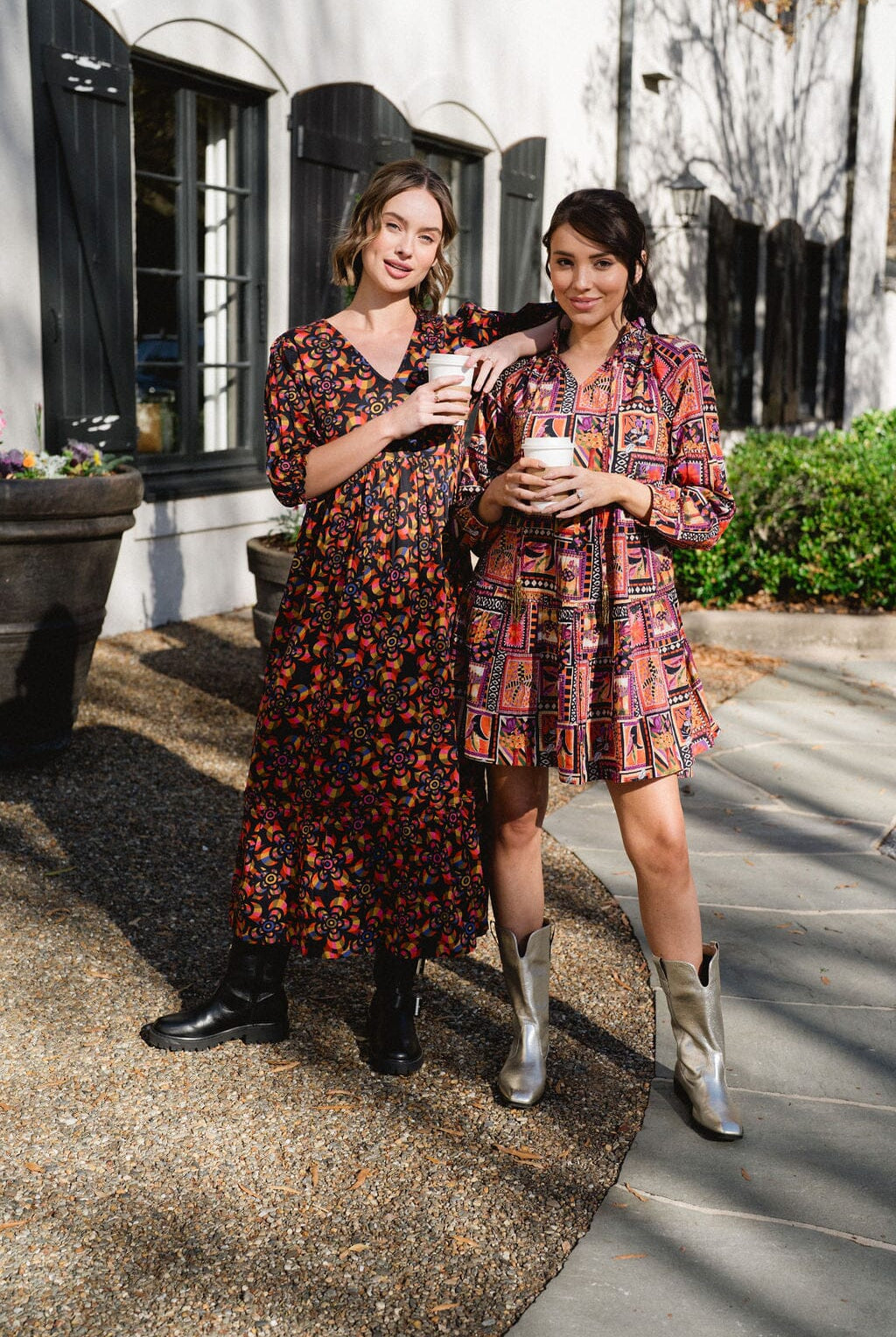 Ollie Mini Dress - Stamp-Briton Court