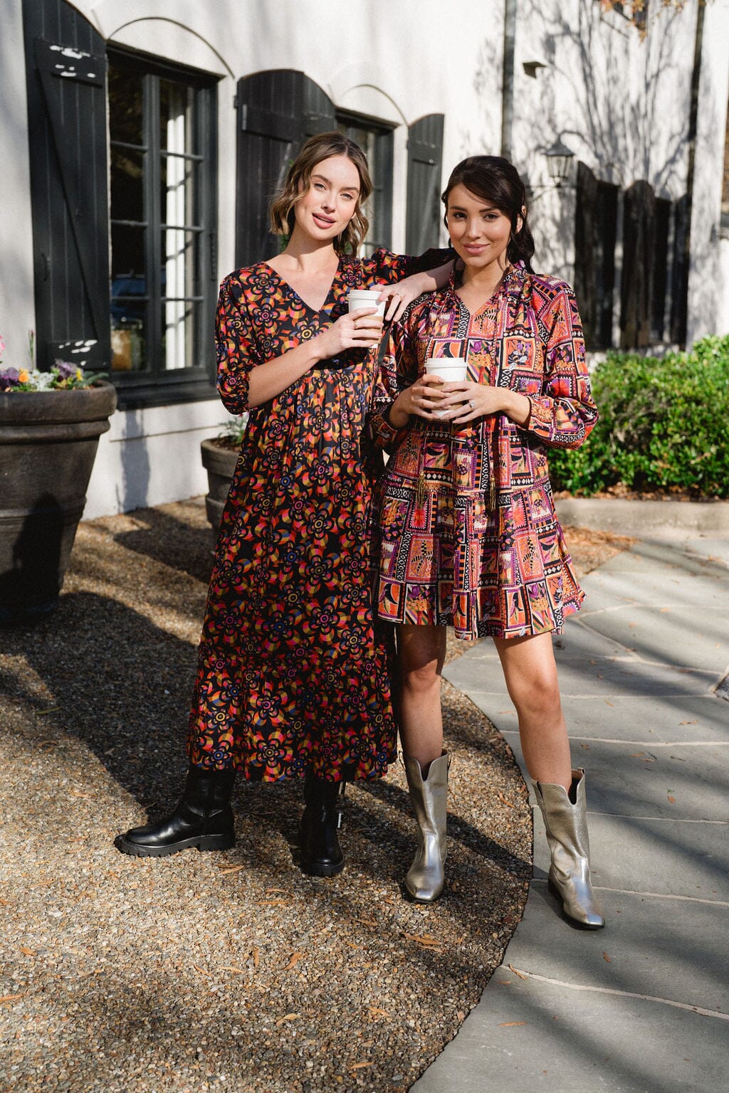 Ollie Mini Dress - Stamp-Briton Court