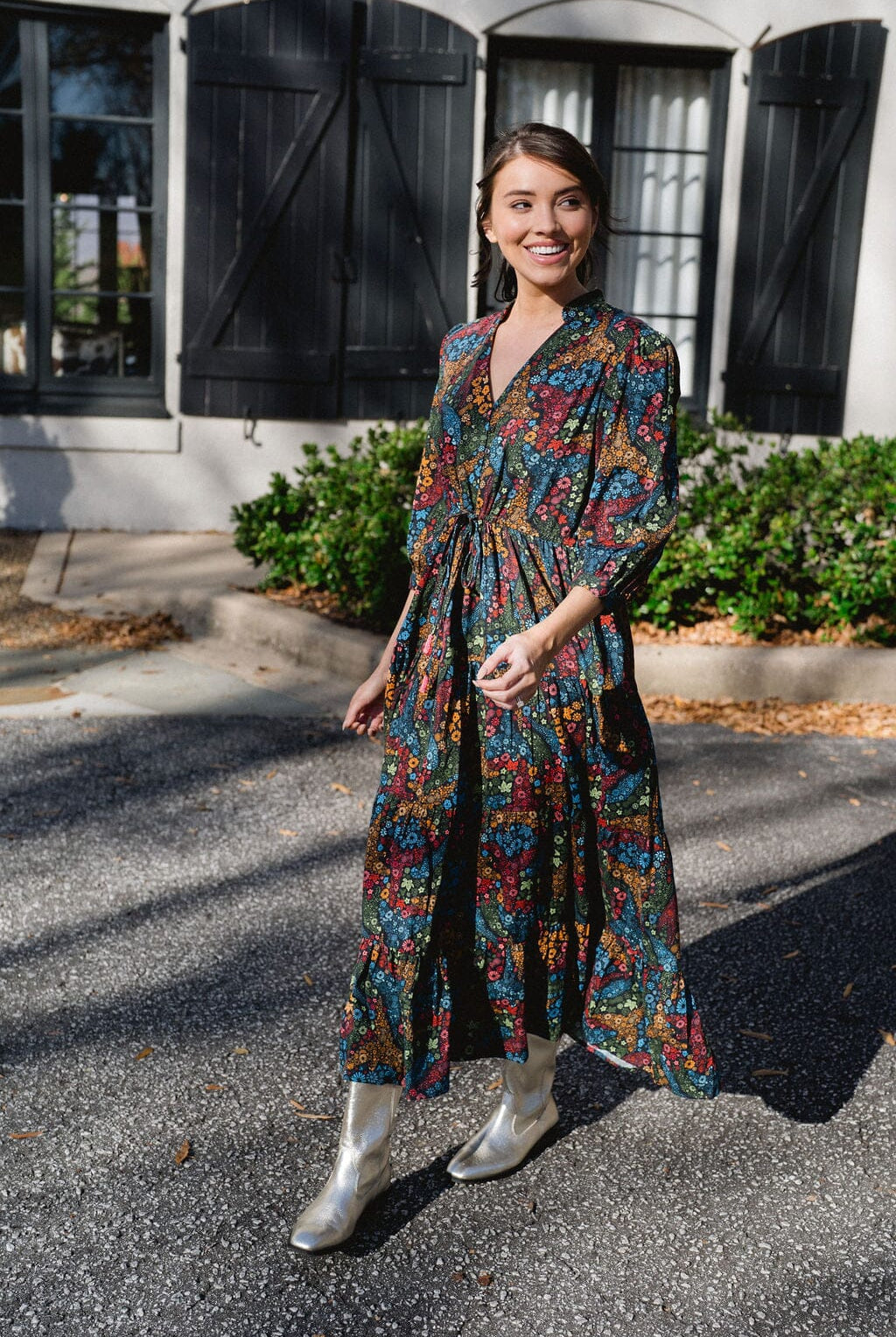 Nova Dress- Ditzy Floral-Briton Court