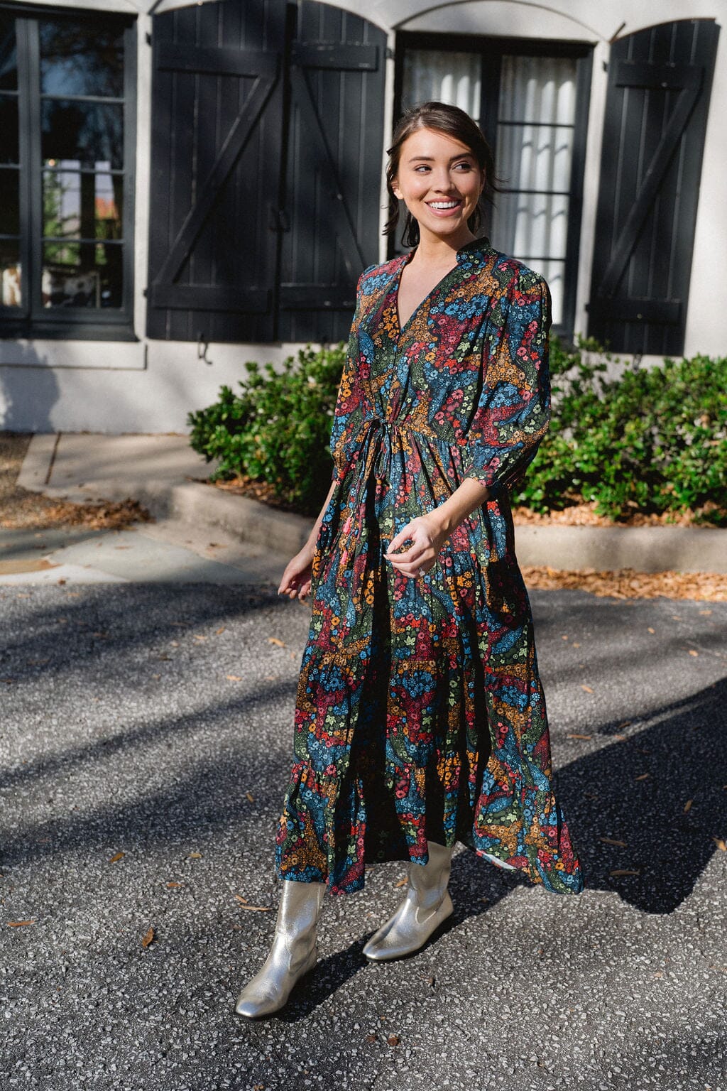 Nova Dress- Ditzy Floral-Briton Court