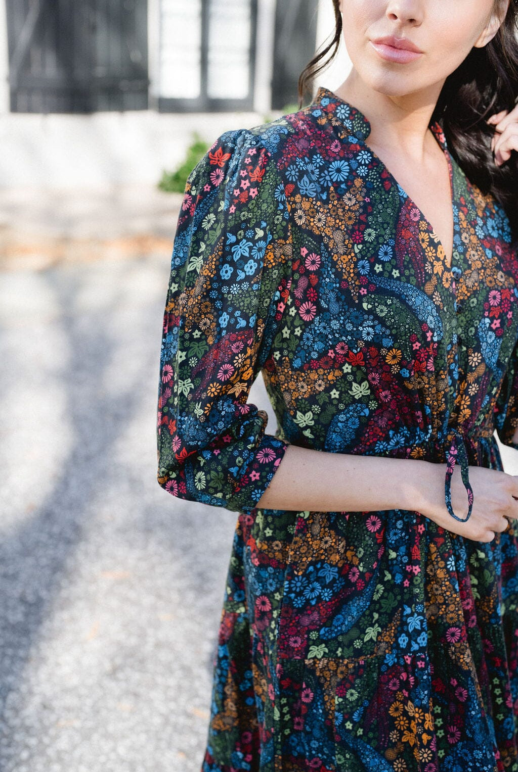 Nova Dress- Ditzy Floral-Briton Court