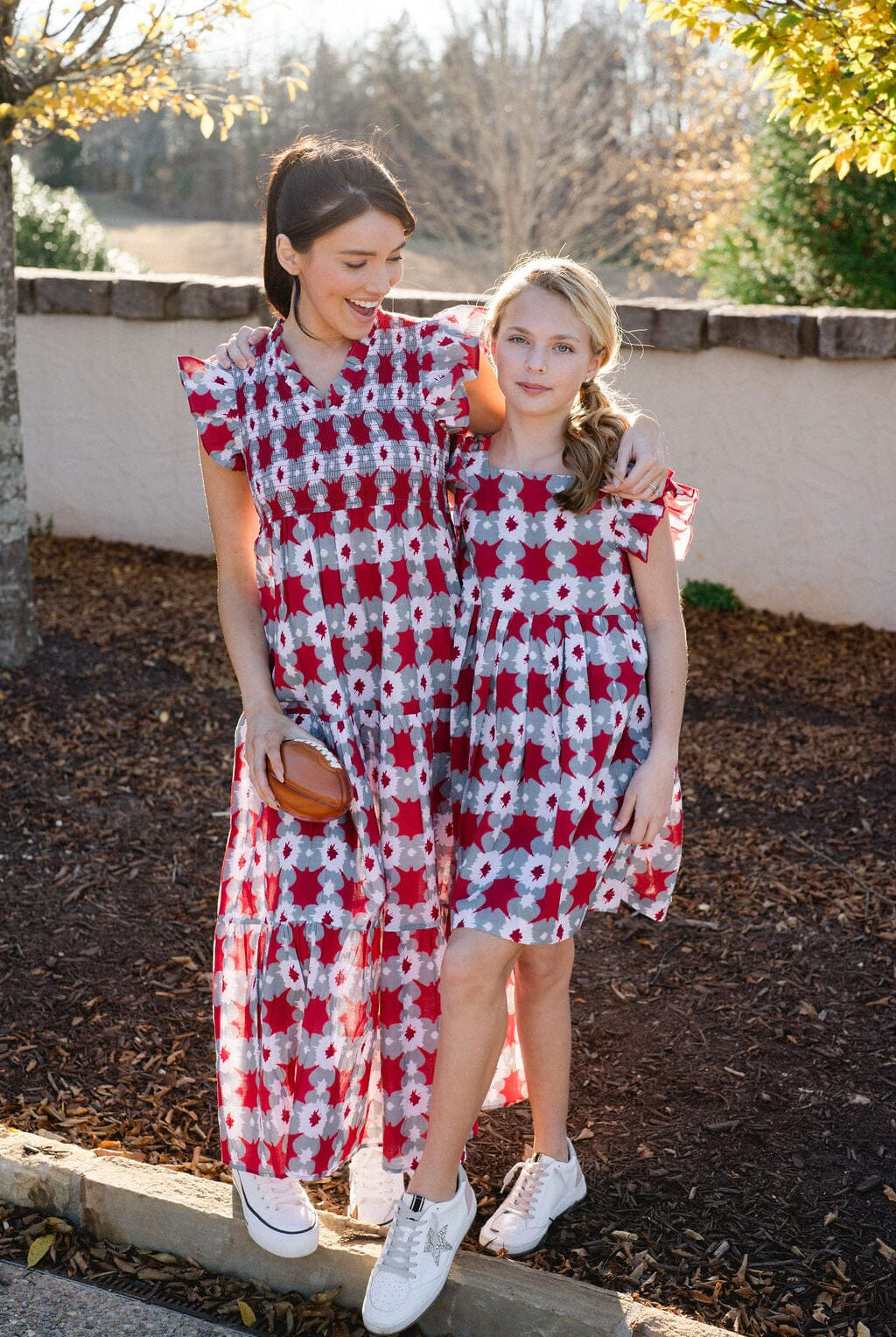 girls flutter sleeve tie dye dress - briton court