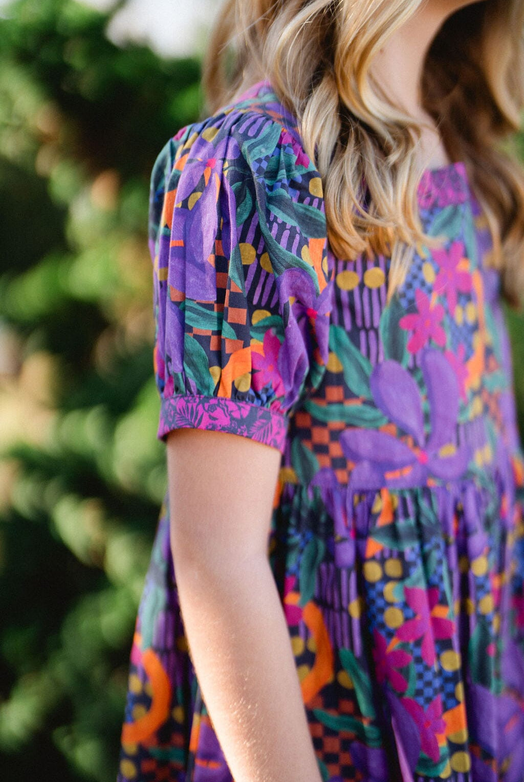 Girls Kenzie Dress-Briton Court