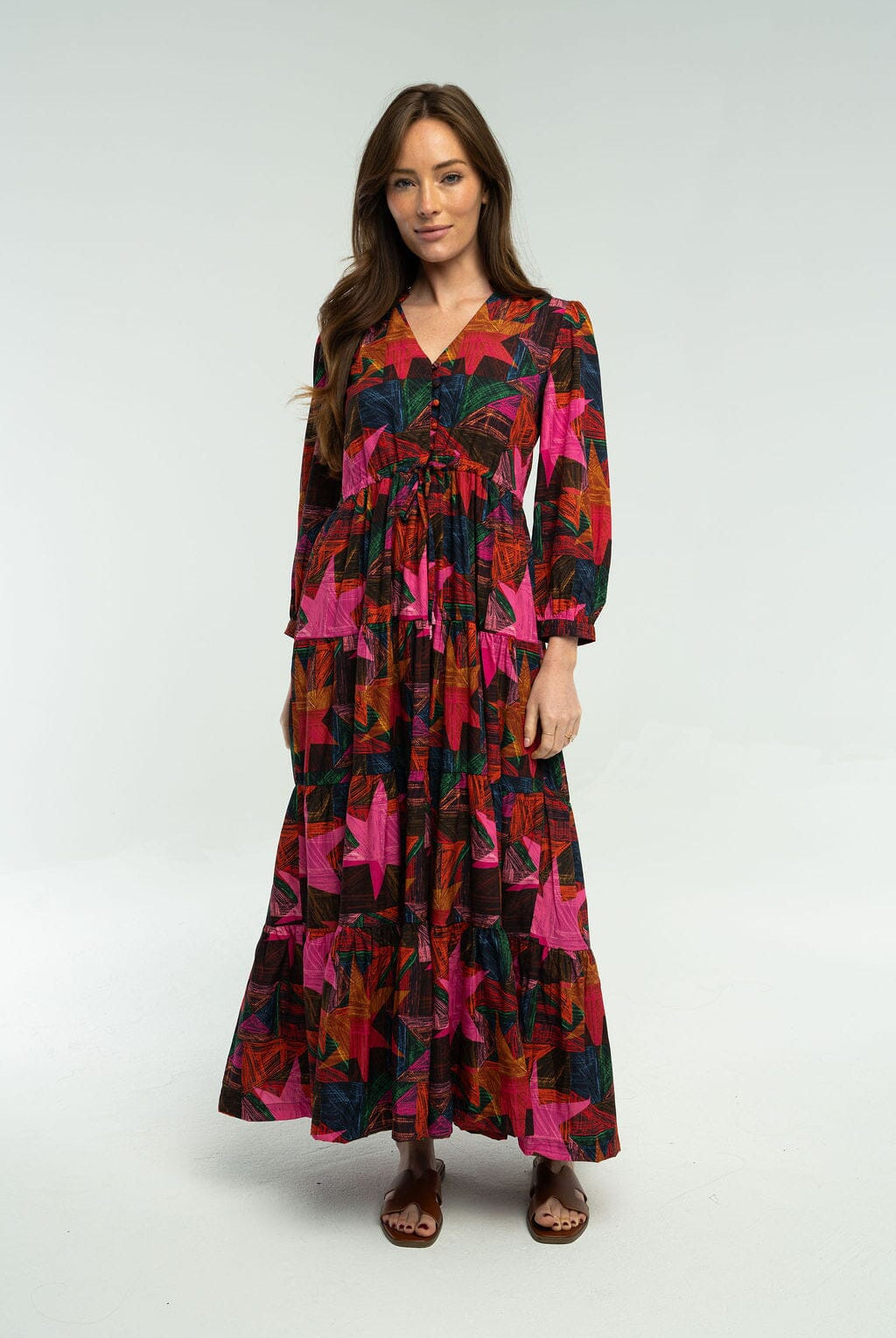 3510 Maria Maxi Dress-Briton Court