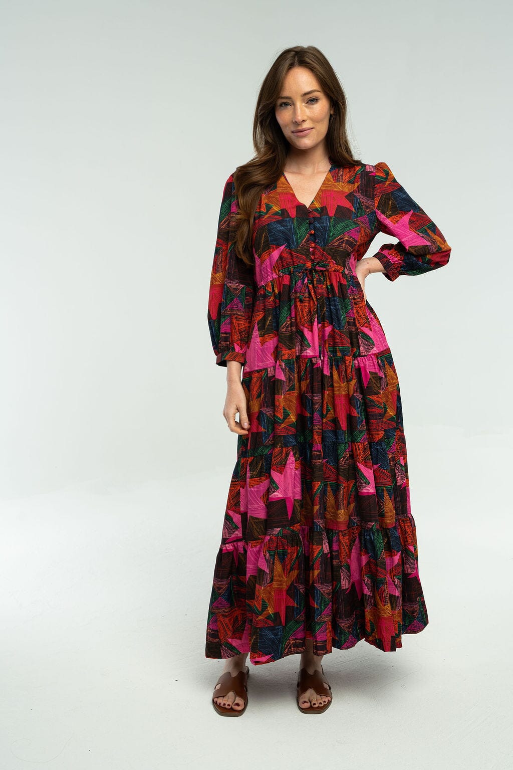 3510 Maria Maxi Dress-Briton Court