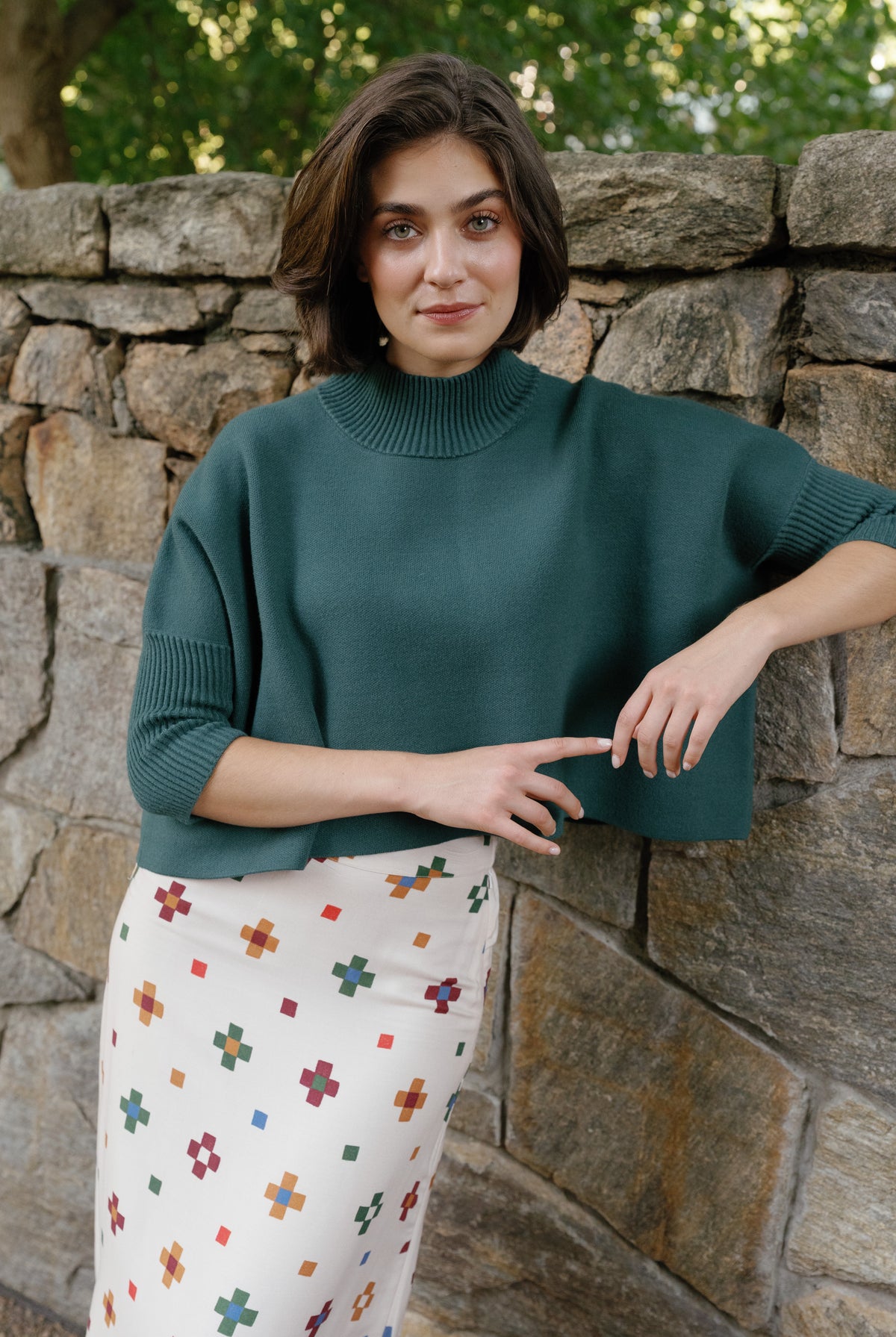 Sophia Sweater Cypress-Briton Court