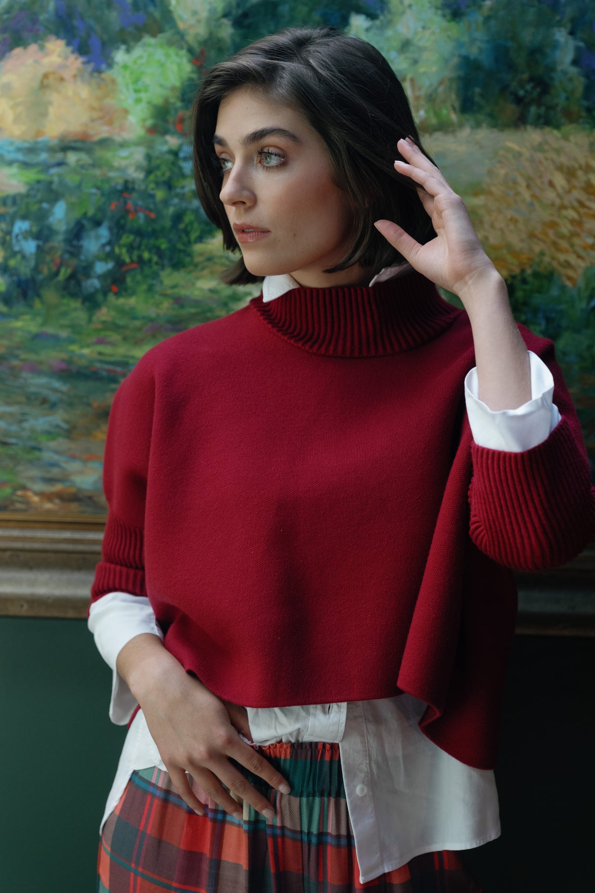 Sophia Sweater Bordeaux-Briton Court