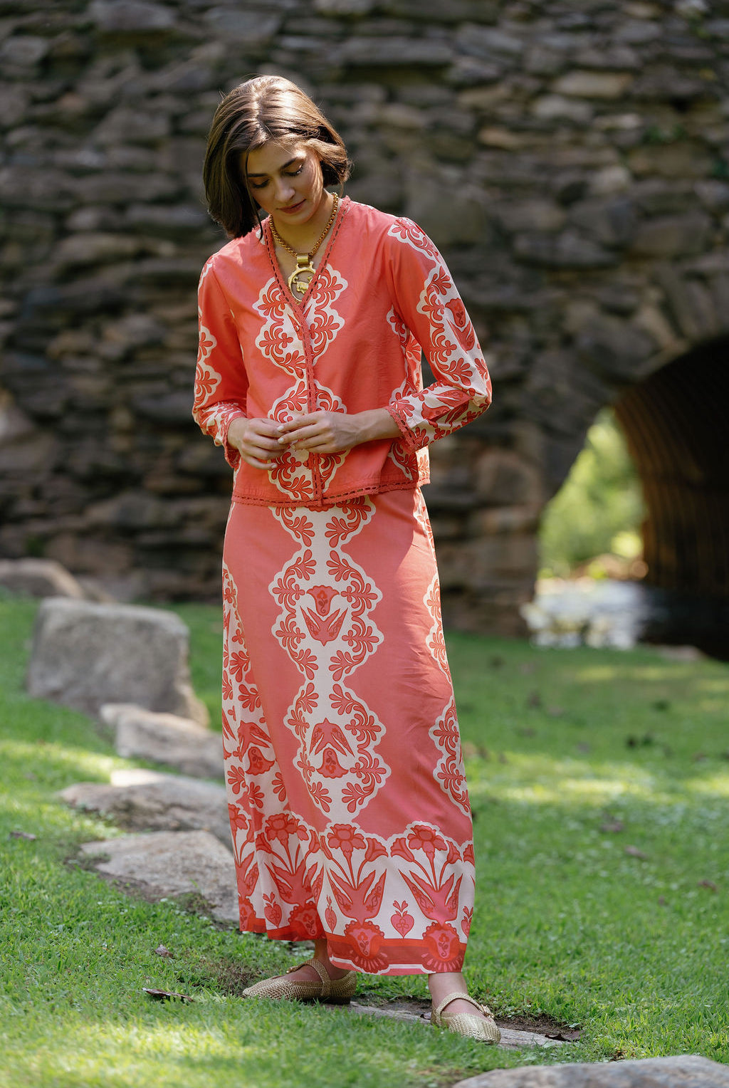 Tiffany Scroll Skirt-Briton Court