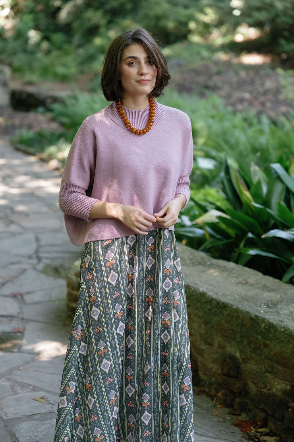 Camille Slip Dress- Heirloom Tile-Briton Court