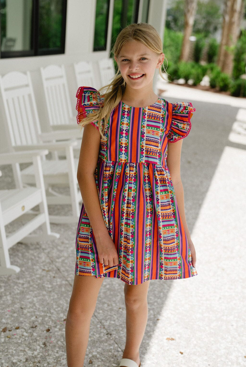 Girls Bella Dress-Briton Court