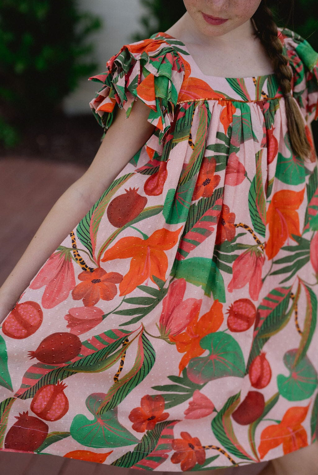 Girls Julie Dress-Briton Court