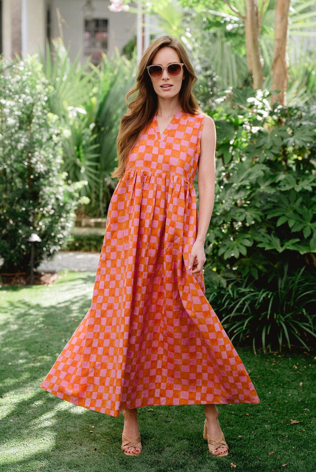 Jenny Linen Sleeveless Maxi-Briton Court