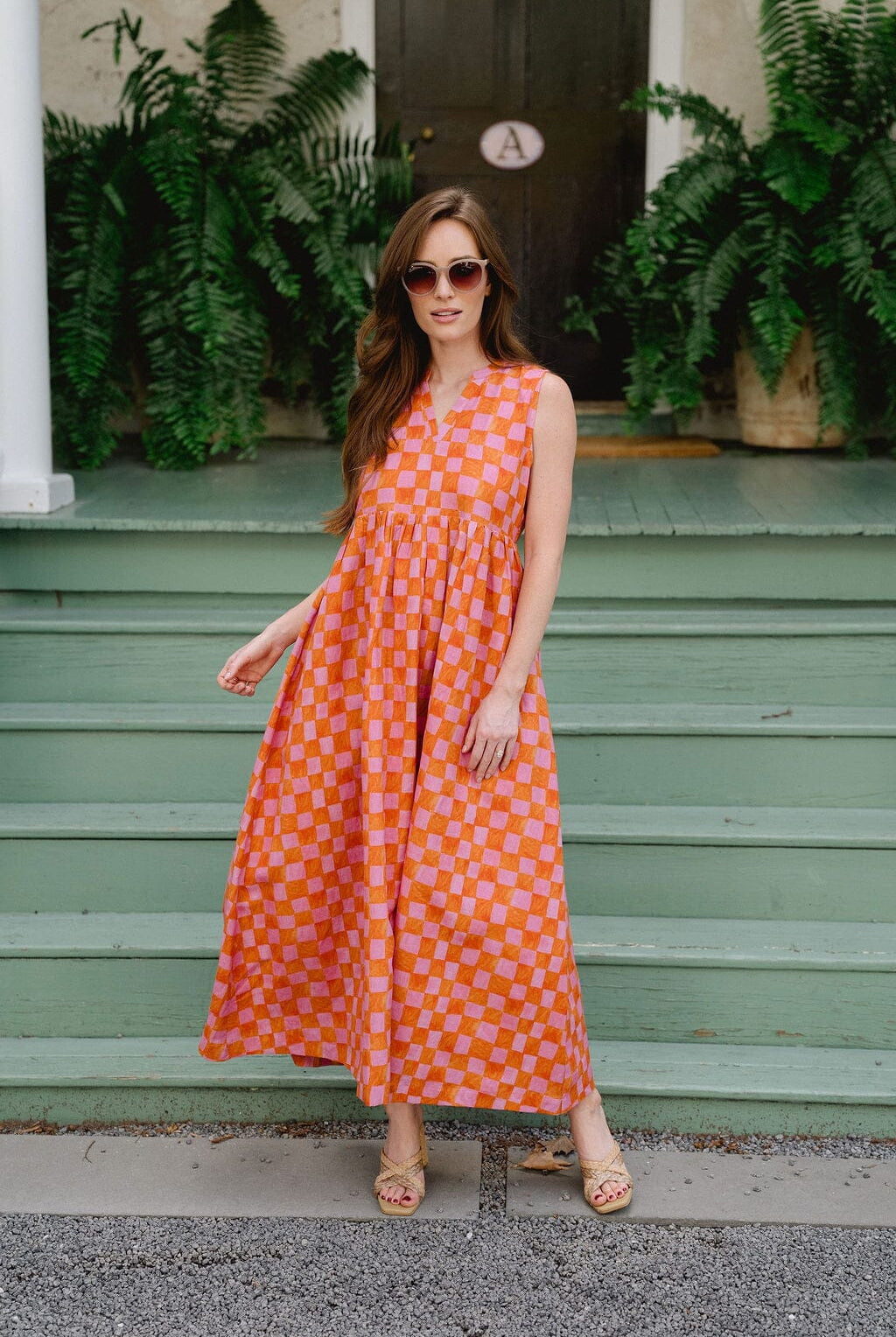 Jenny Linen Sleeveless Maxi-Briton Court