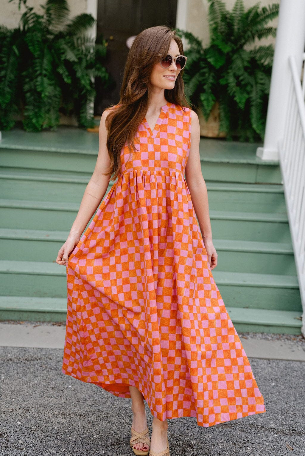 Jenny Linen Sleeveless Maxi-Briton Court