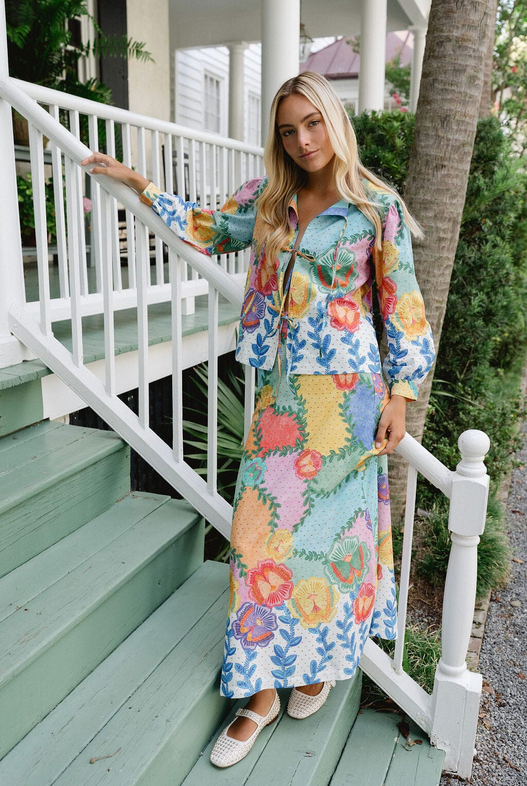 Tiffany Skirt- Floral-Briton Court