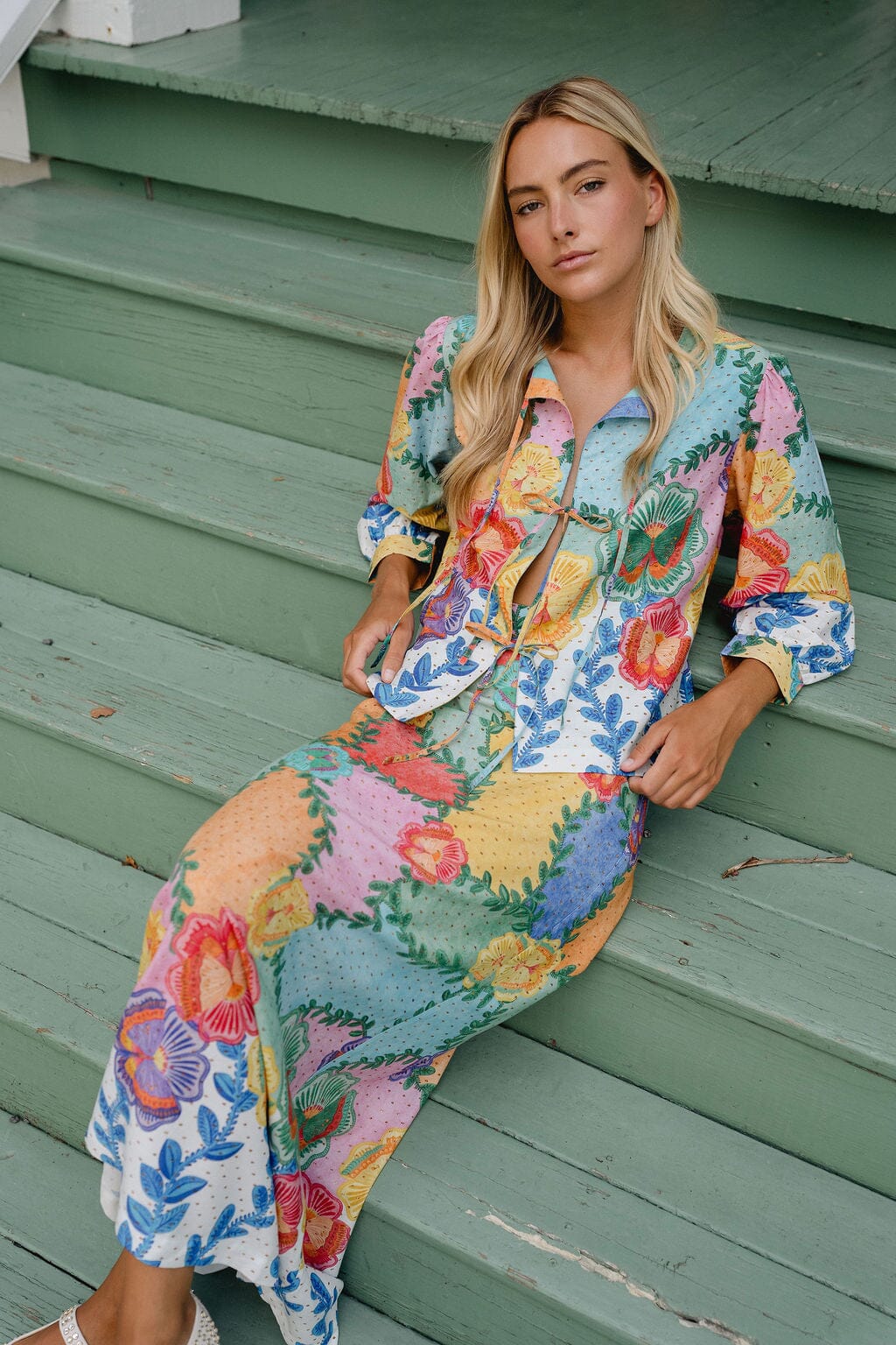 Tiffany Skirt- Floral-Briton Court