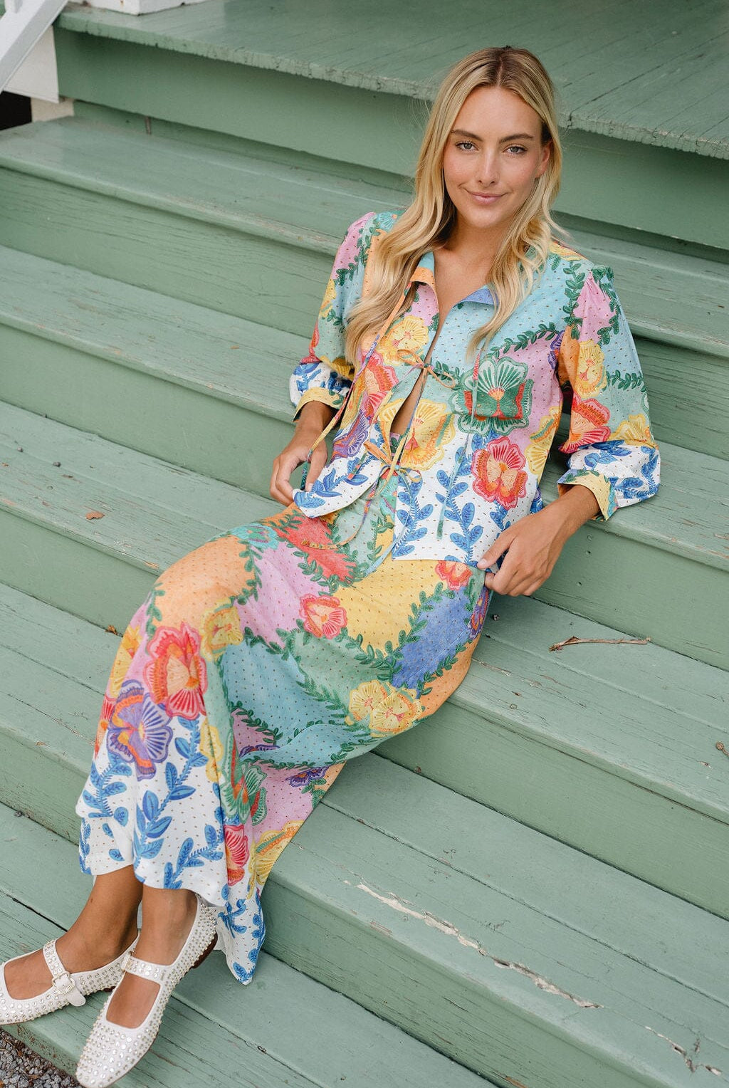 Tiffany Skirt- Floral-Briton Court