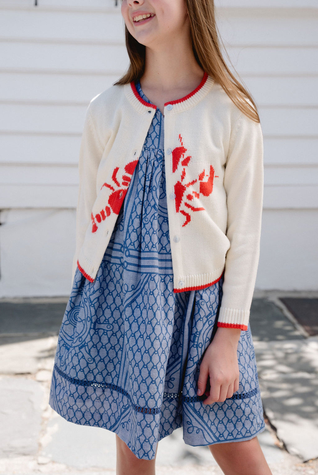 Evelyn Lobster Cardigan-Briton Court