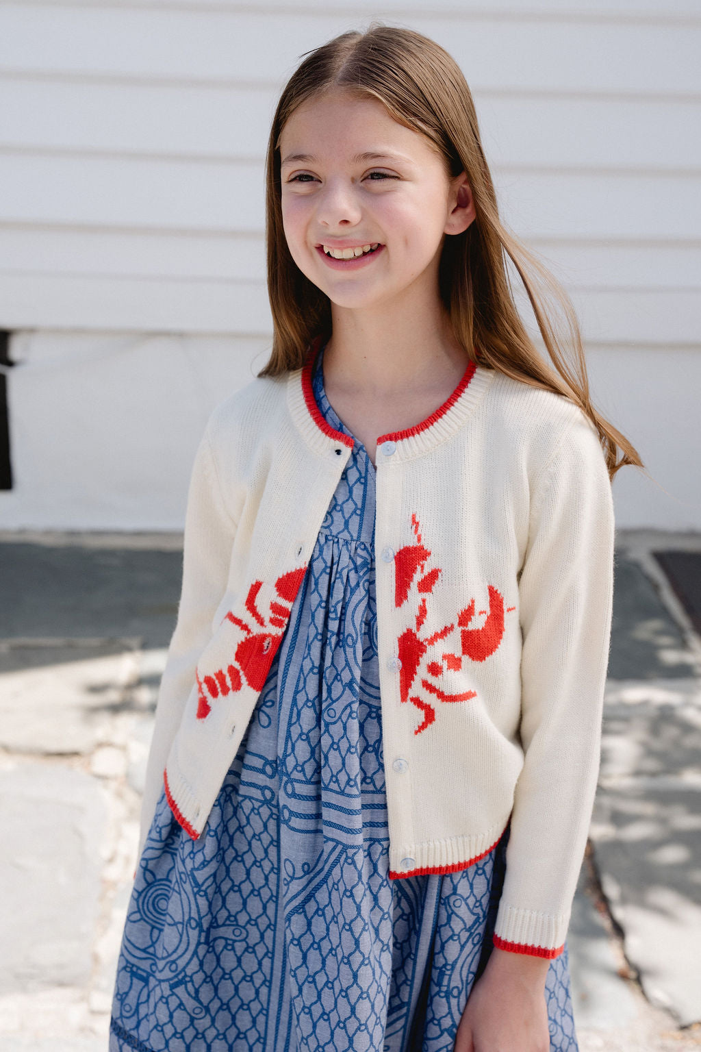Evelyn Lobster Cardigan-Briton Court