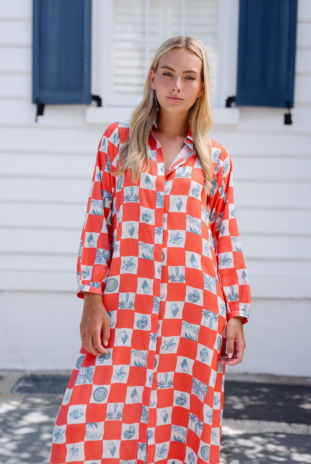 Sienna Midi Dress- Nantucket Collection-Briton Court