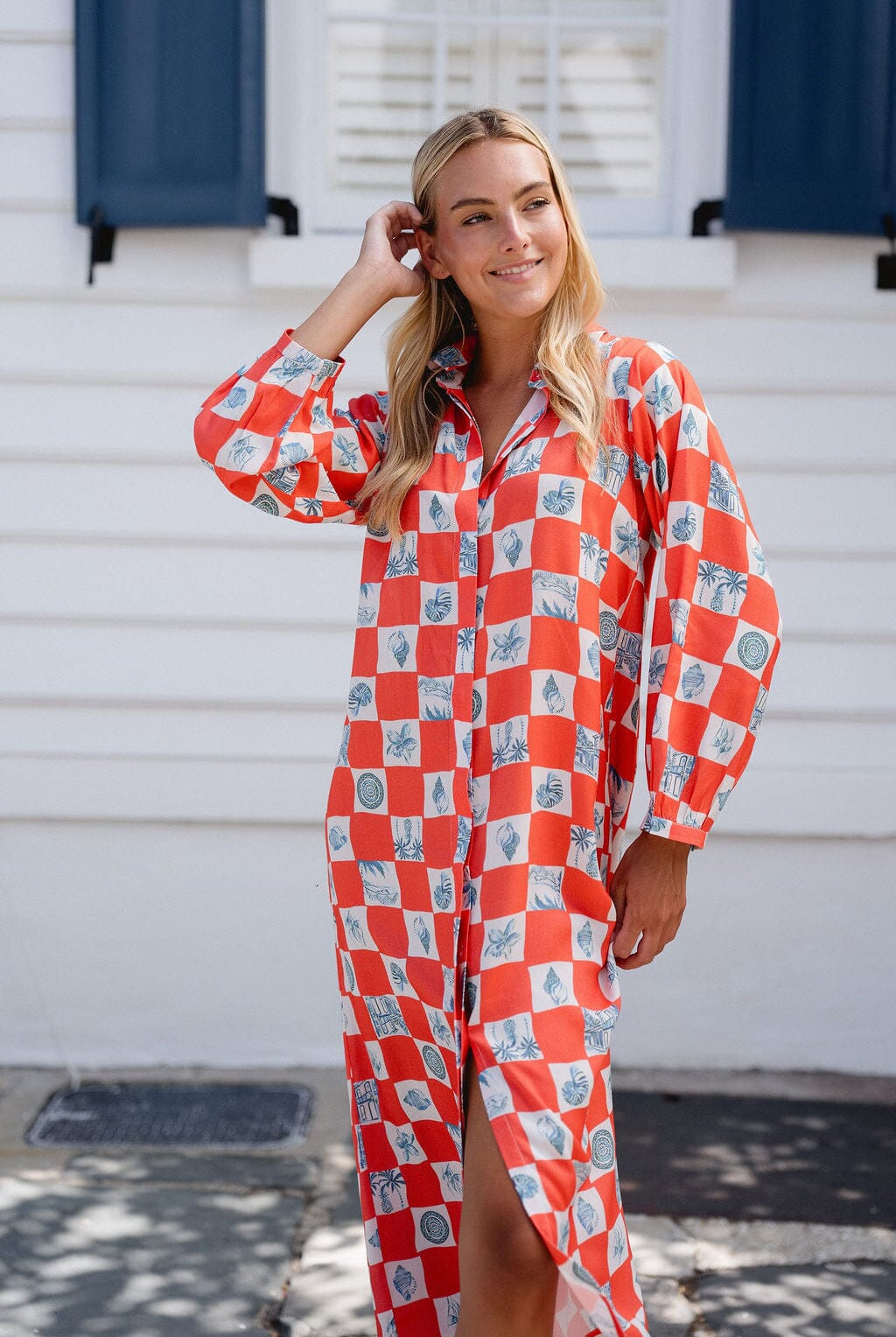 Sienna Midi Dress- Nantucket Collection-Briton Court