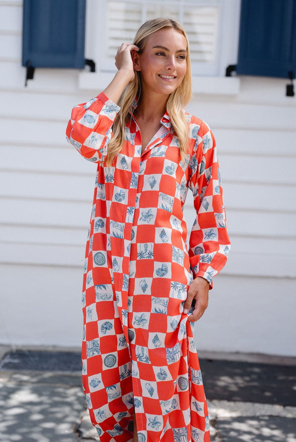 Sienna Midi Dress- Nantucket Collection-Briton Court