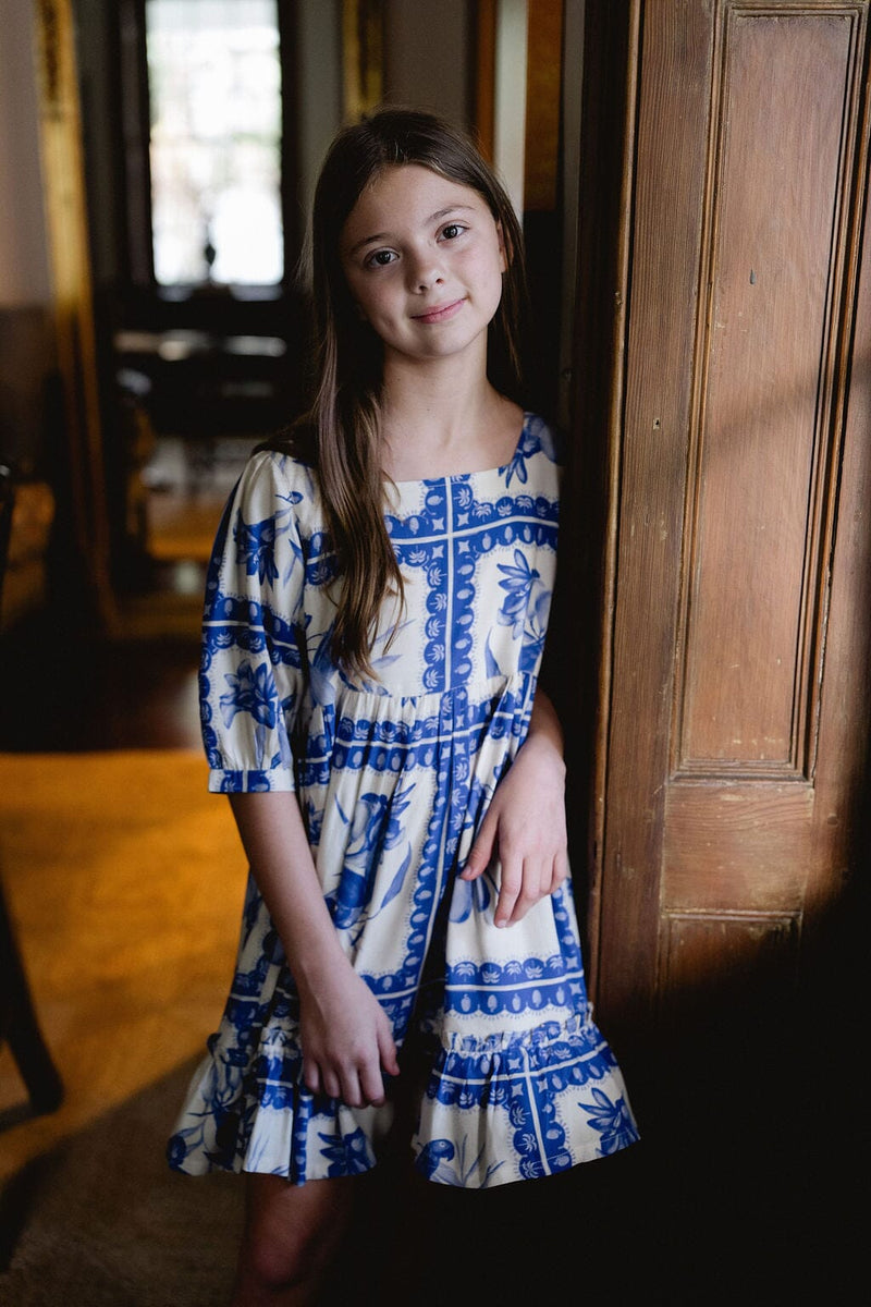 midi kenzie dress briton court Kenzie Dress BLU / 3