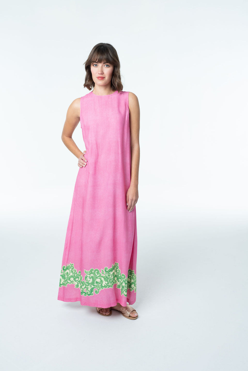 Stephe Summer Lattice Maxi-Briton Court